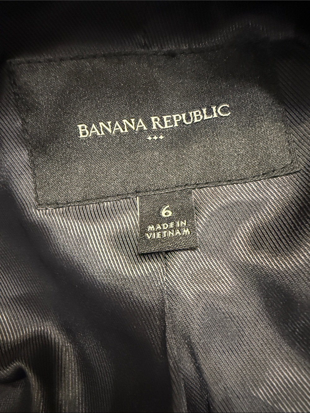 Banana Republic Women Sz 6 Gray Glen Houndstooth Plaid Icon Blazer $200 803502 - Picture 7 of 11